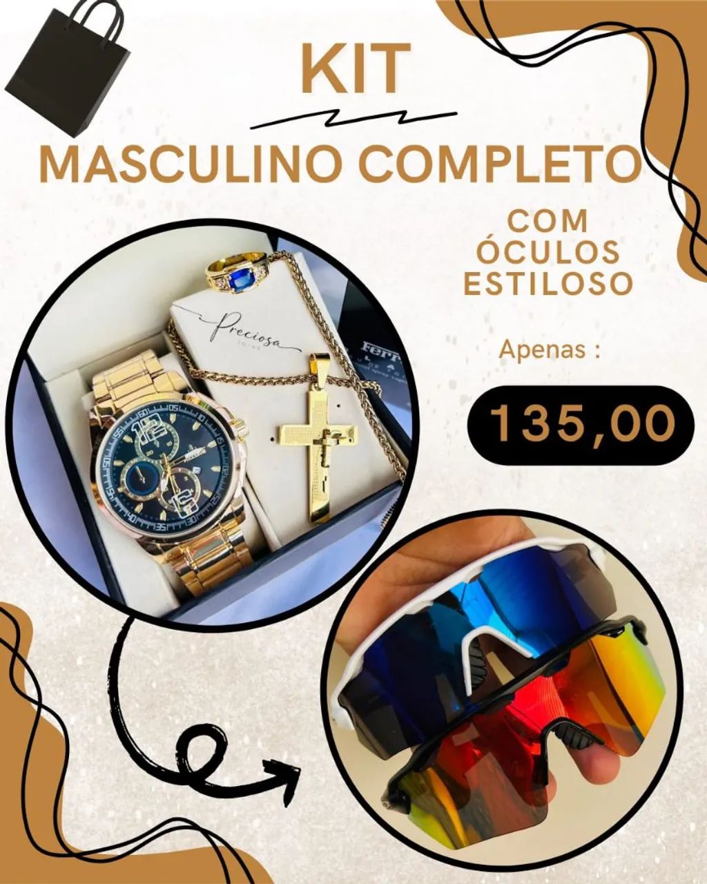 kit completo Masculino  - Foto 3