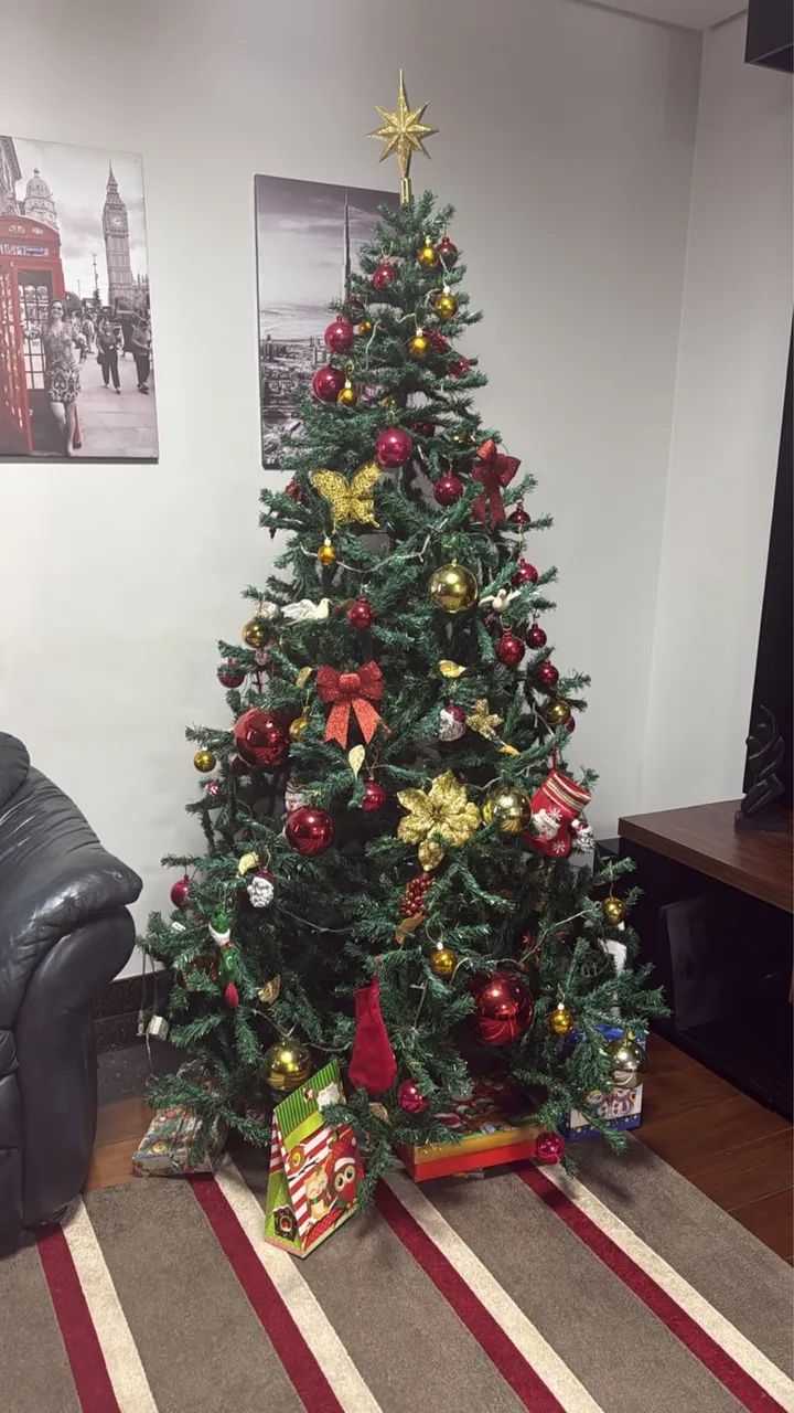 Árvore de Natal com efeites