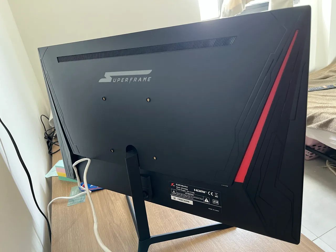 Monitor Gamer SuperFrame Vision 24" IPS 165Hz 1ms - Foto 2