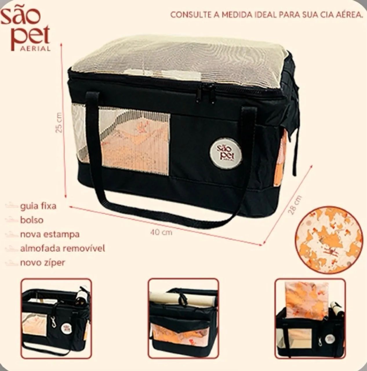 Bolsa viagem pet  - Foto 5