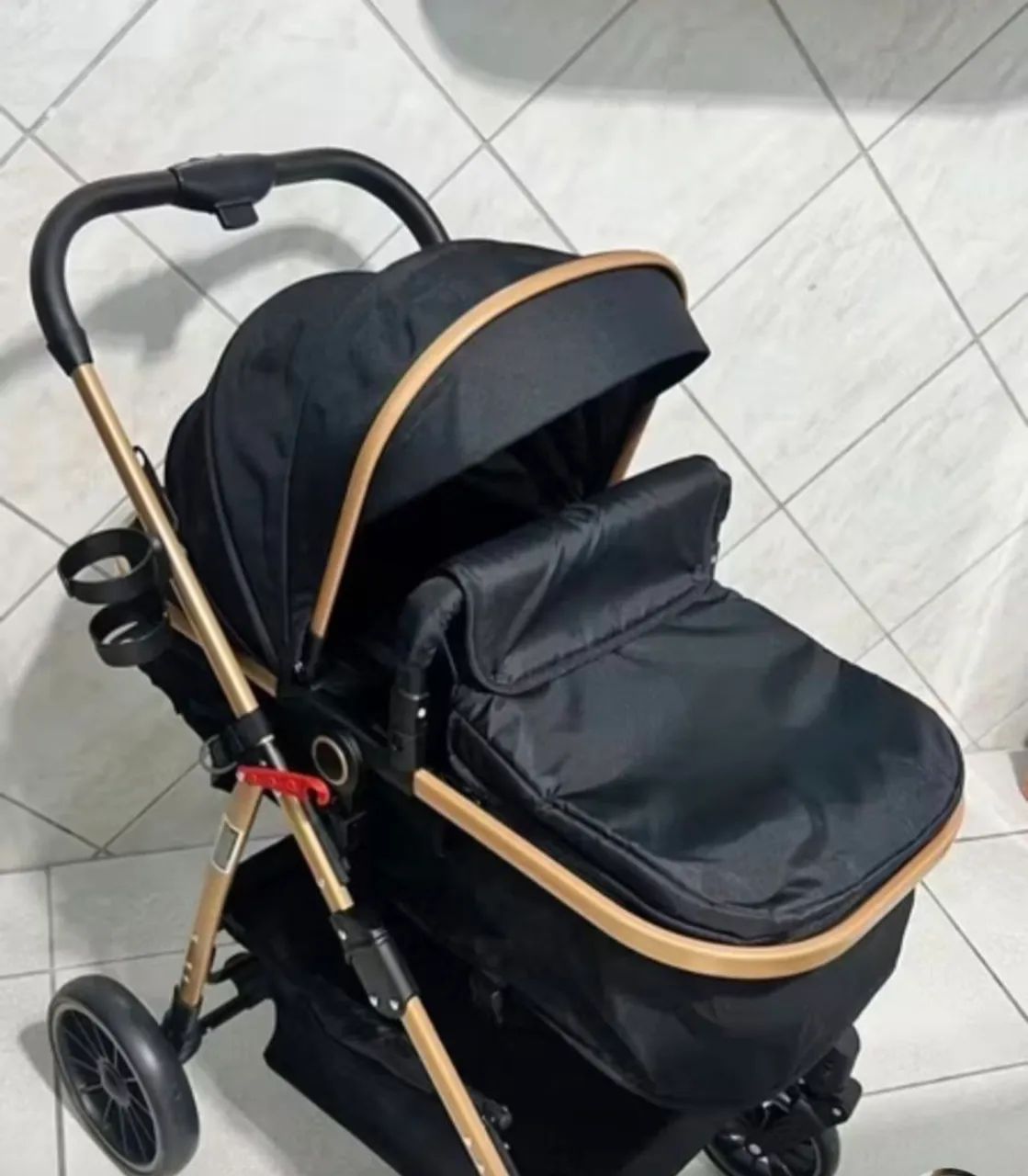 Carrinho Moisés de Bebê NOVÍSSIMO  - Foto 3