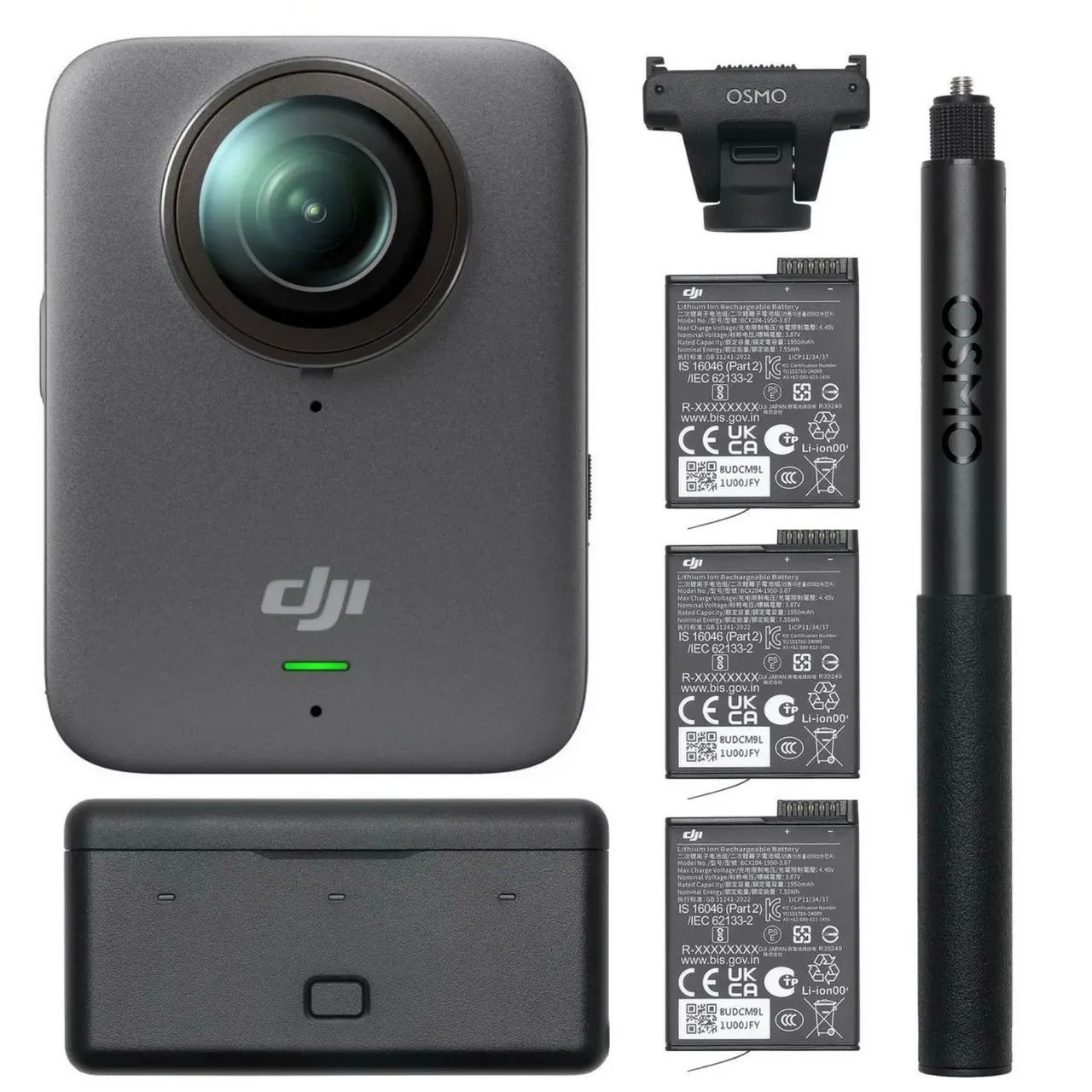 Câmera DJI Osmo 360 Adventure Combo Nova Lacrada 