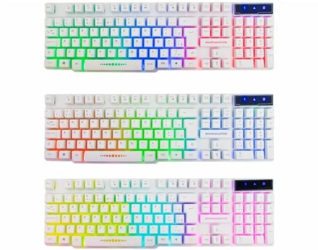 Kit Teclado e Mouse Gamer White Kmw52 + Moa8 *ENTREGA GRÁTIS* - Foto 3