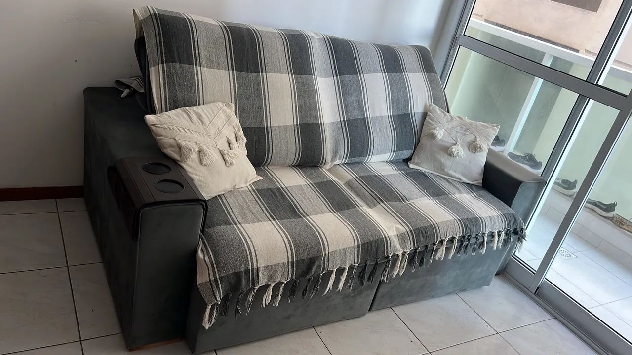 Sofá 3 lugares retrátil  - Foto 3