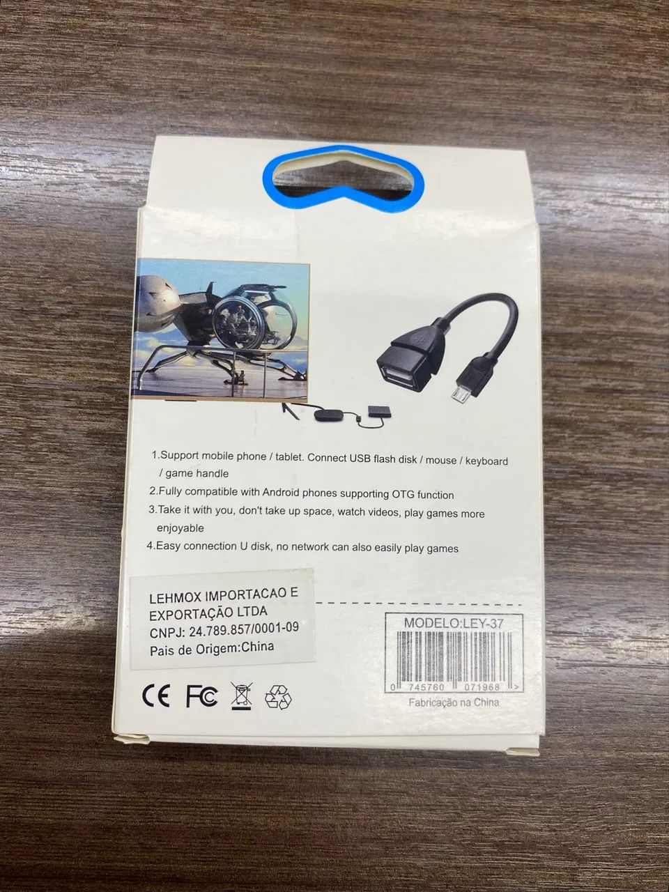Cabo Adaptador OTG V8 Lehmox - Foto 2