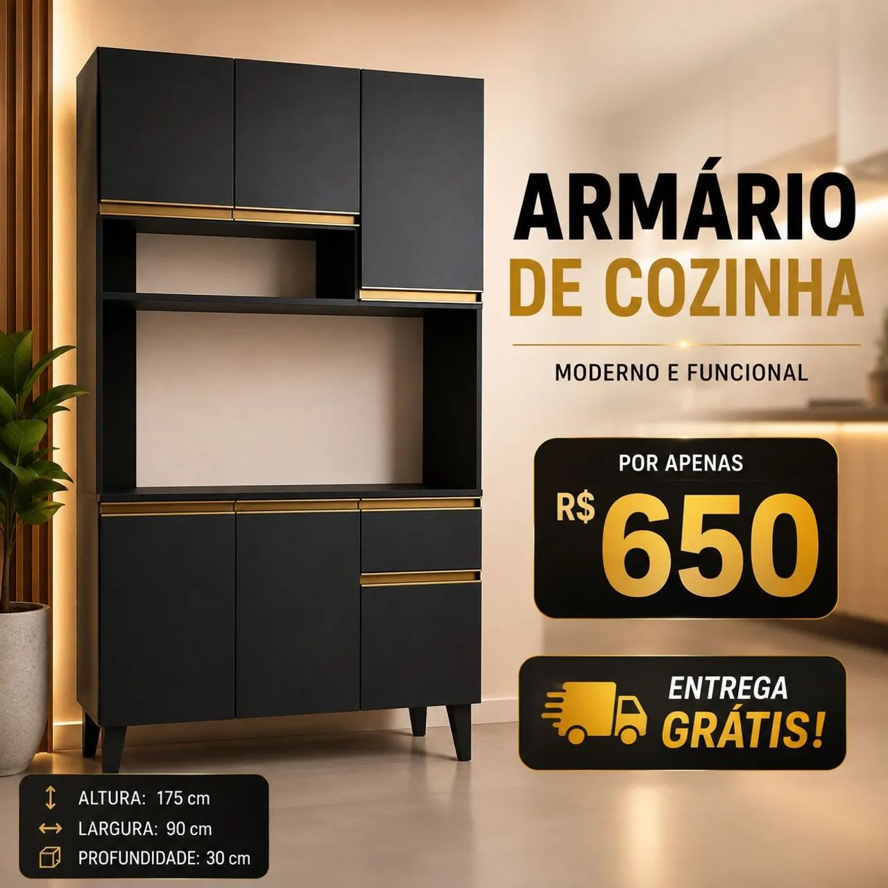 Armário de cozinha 