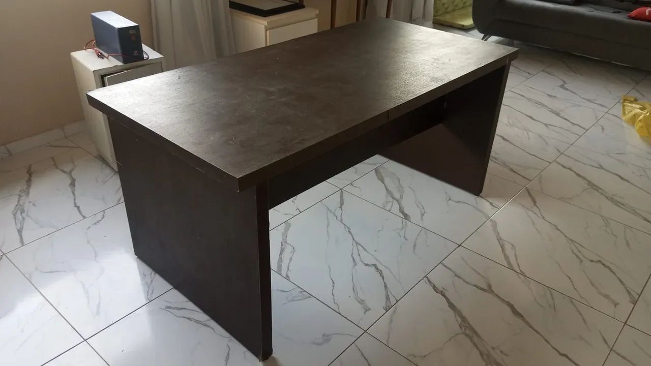 Mesa escritório de Madeira 1,60 x 0,80 - Cor Marrom