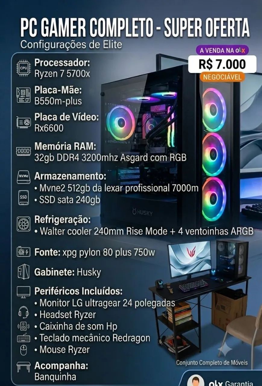 Pc gamer completo 