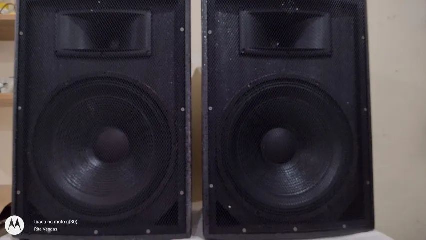 Par de Caixas 15 polegadas, Pa, Caixas profissionais,  300w cada, 8 ohms, - Foto 2
