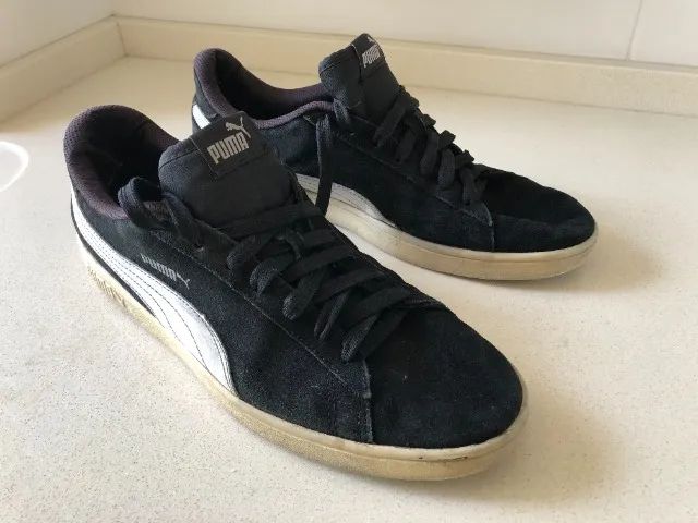 Tênis Puma Smash V2 - Couro Natural - Tam. 44 (12 Us) - Foto 2