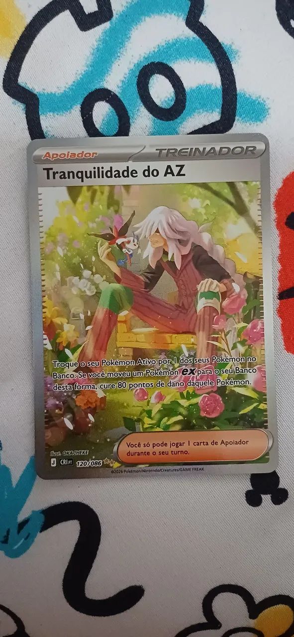 Carta Pokémon rara e valiosa