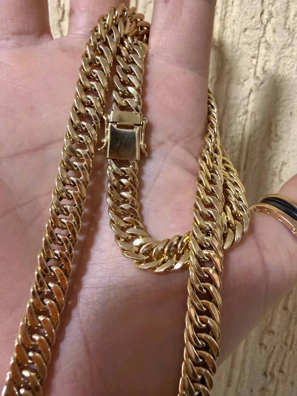 Corrente de ouro 18k 48,26g certificado garantia eterna  - Foto 2