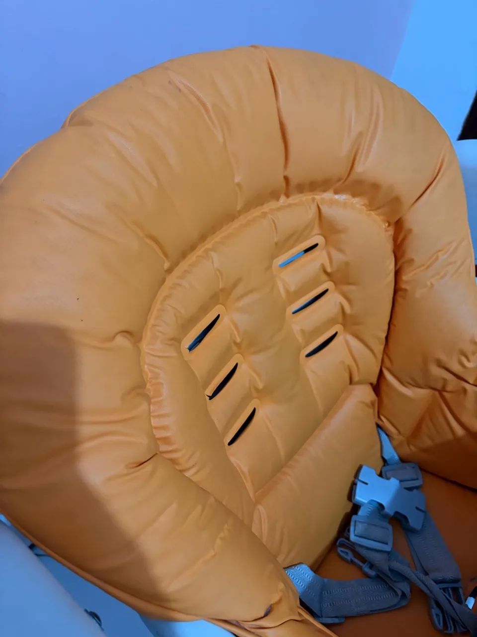 Cadeira de alimentação Prima Papa Zero 3 (Burigotto) - laranja - Foto 3