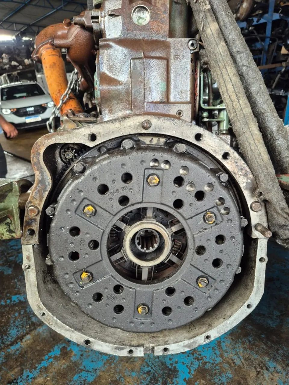 MOTOR 355 5A COMPLETO COM EMBREAGEM NOVA - Foto 3