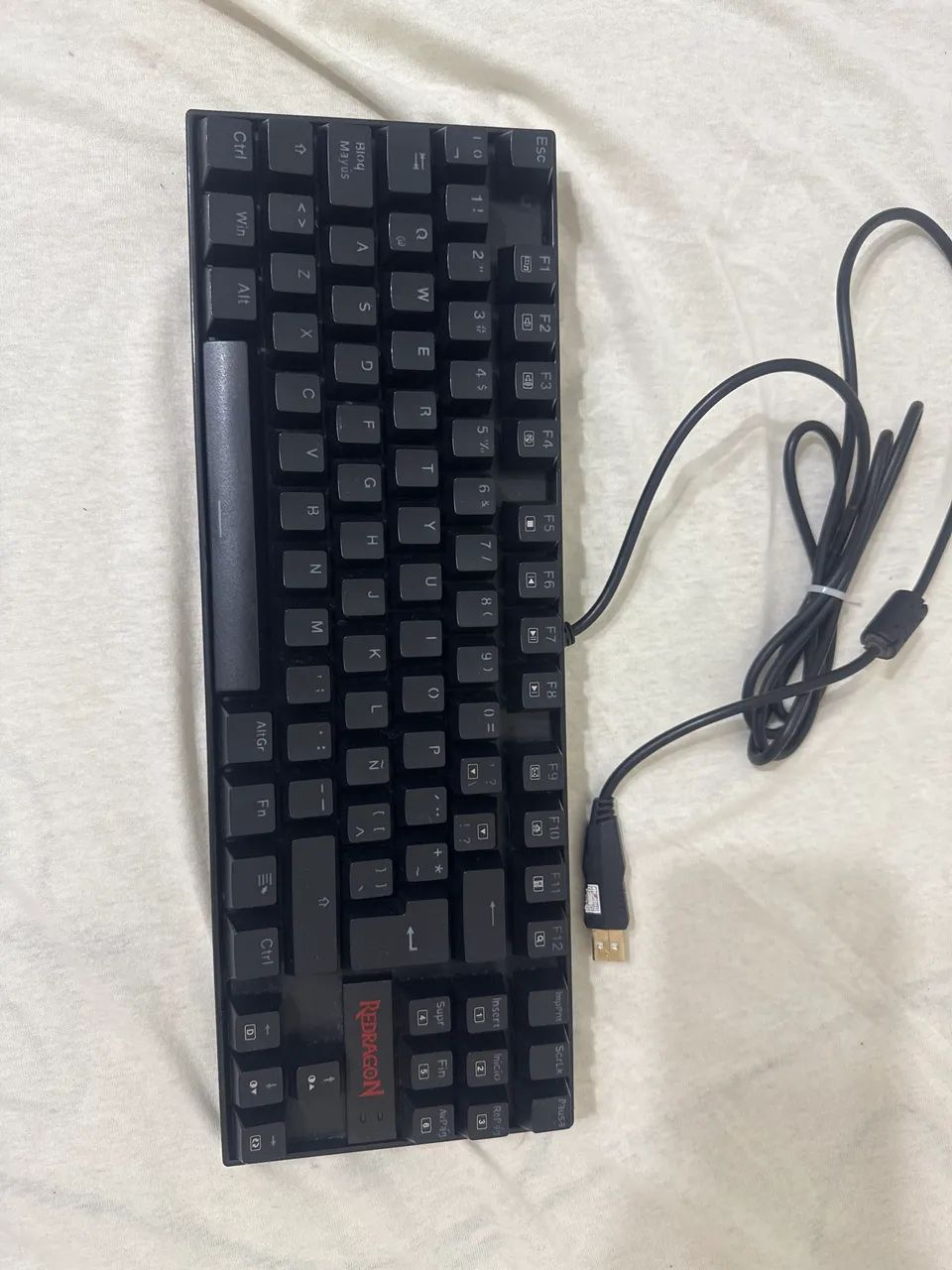 Teclado redragon preto