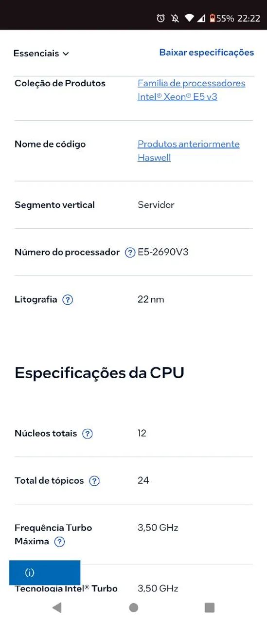 Processador Xeon E5 2690 v3( 12 Núcleos/24 Threads) - Foto 3