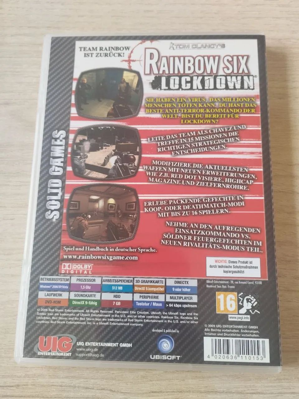 Rainbow six Lock down - PC DVD-ROM  - Foto 2