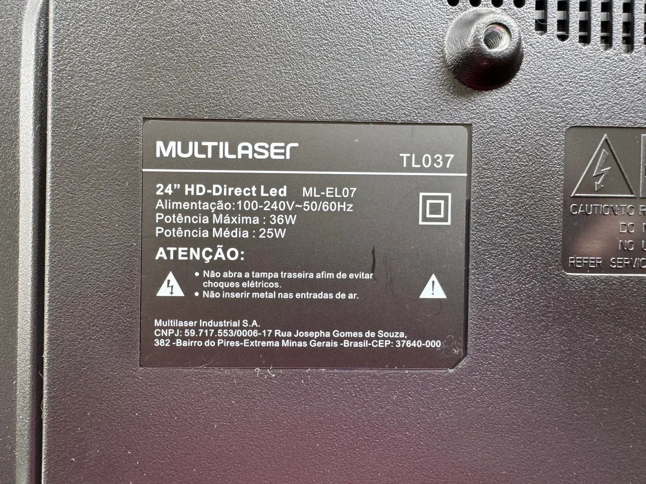 Monitor Multilaser, modelo ML-EL037 - Foto 4