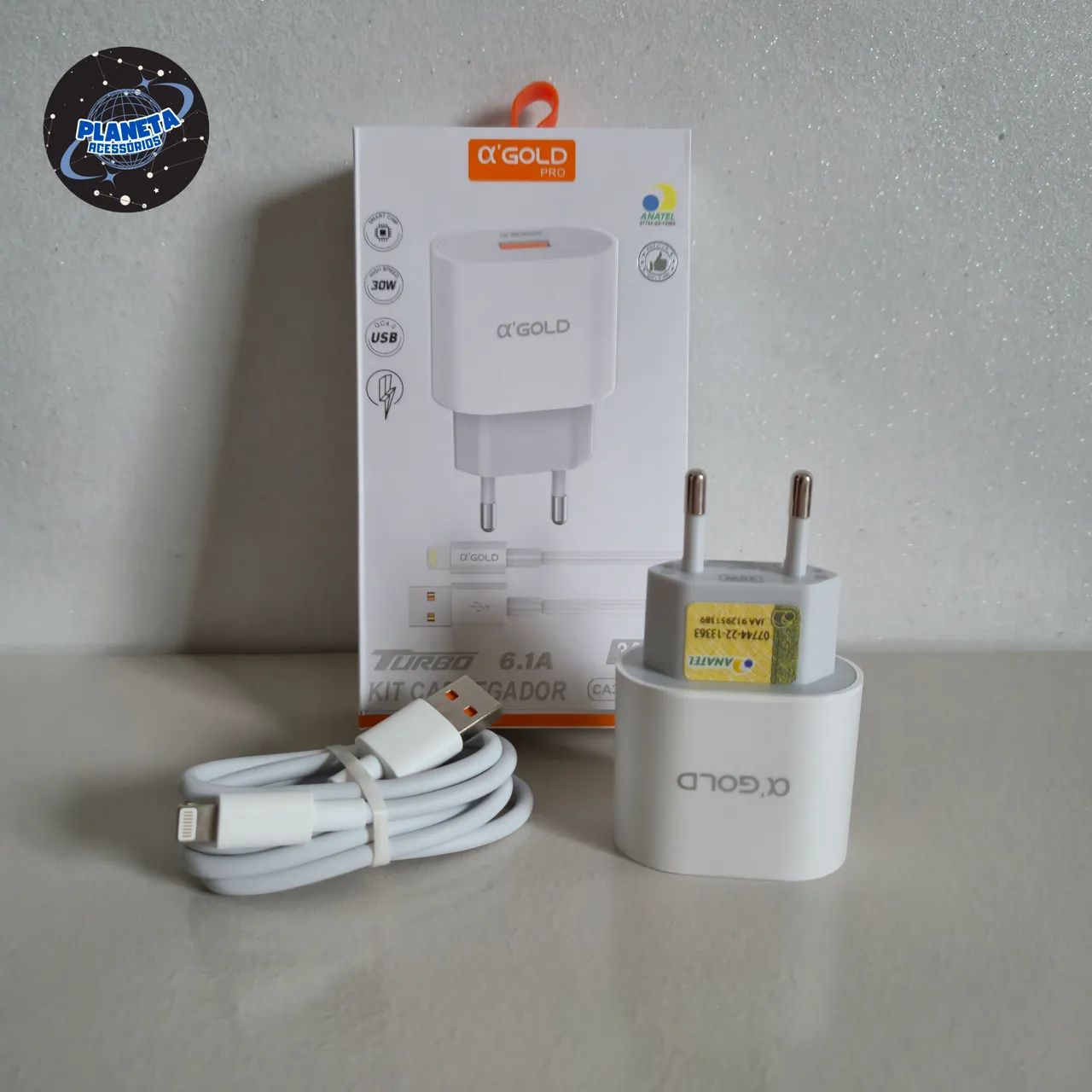 Carregador de iPhone USB turbo 40w (Entrega Grátis) - Foto 3