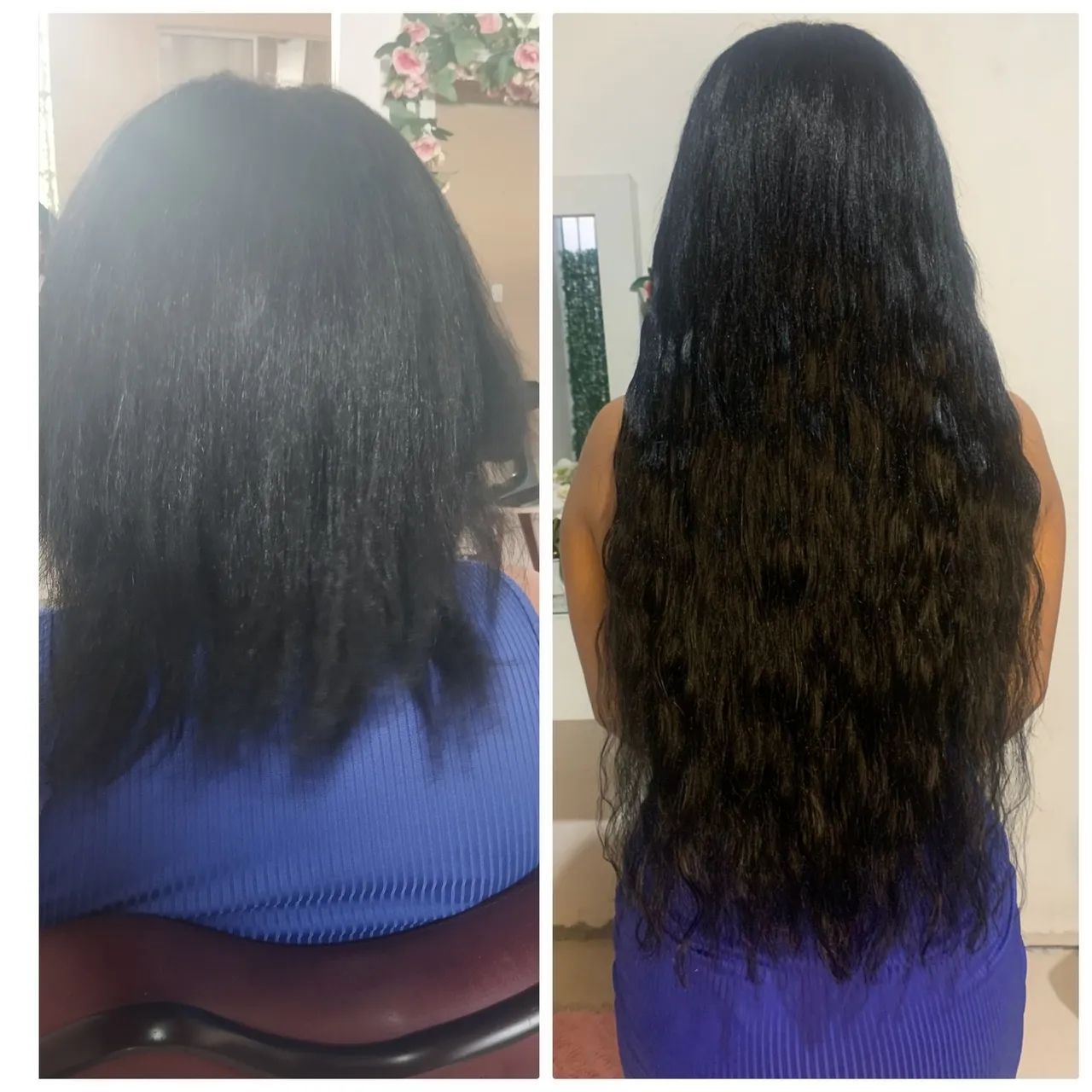 Colocação e manutenção de mega hair 