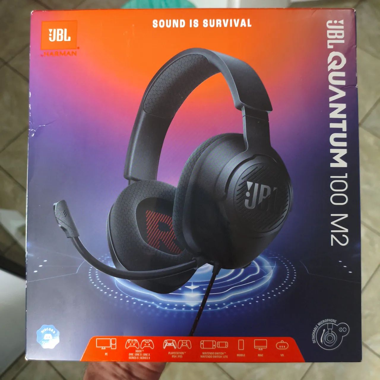 Headset JBL Quantum 100 m2