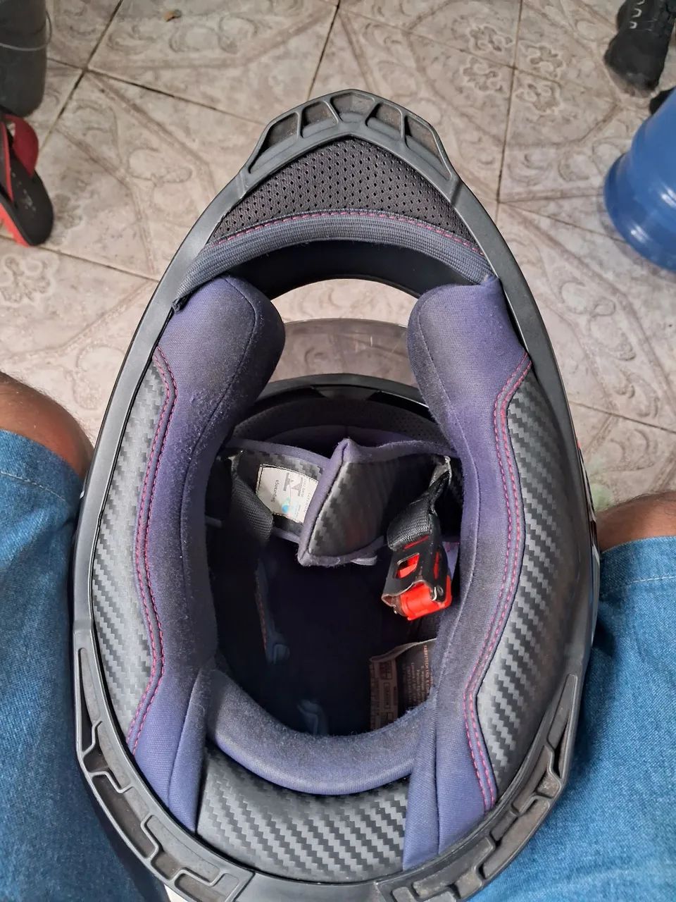 Capacete Asx com óculos solar  - Foto 4