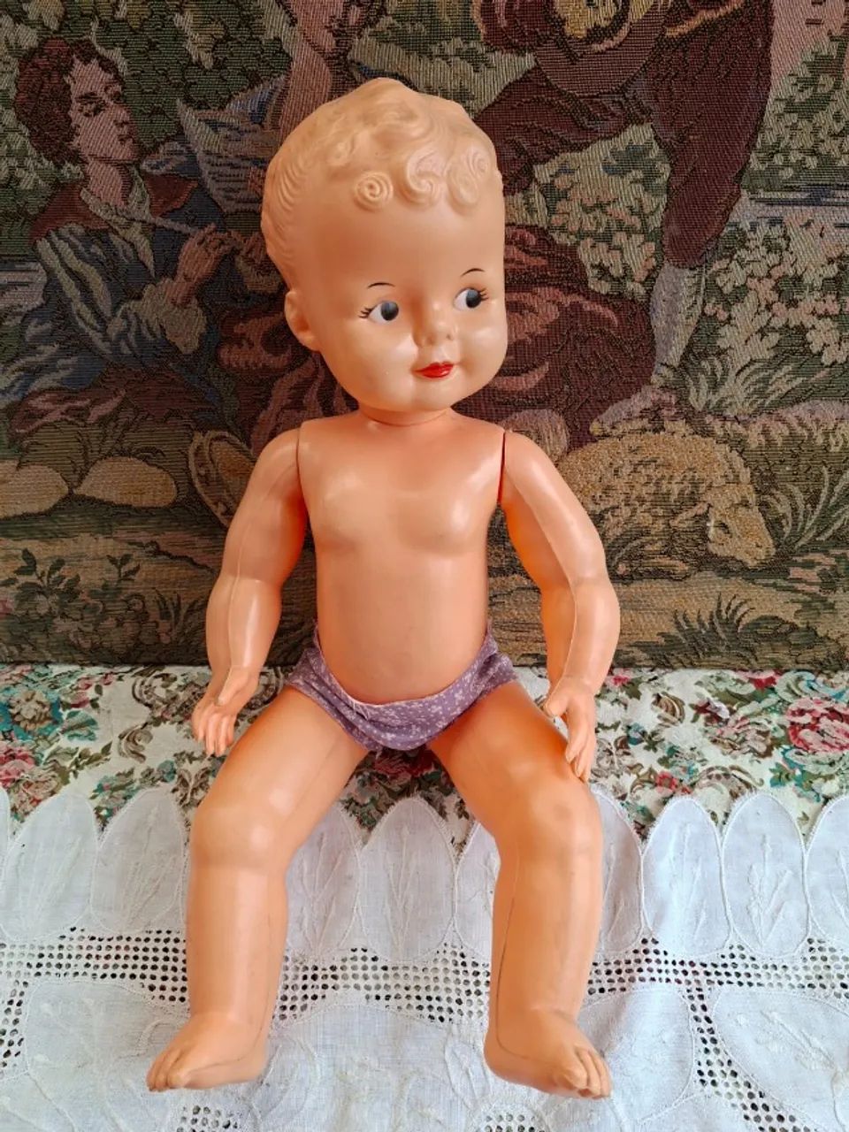 Boneco de bolha antigo conhecido como Julinho 