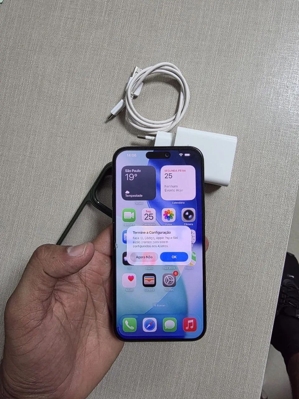 iPhone 15 Pro Max 256GB troco por inferior com volta! - Foto 4