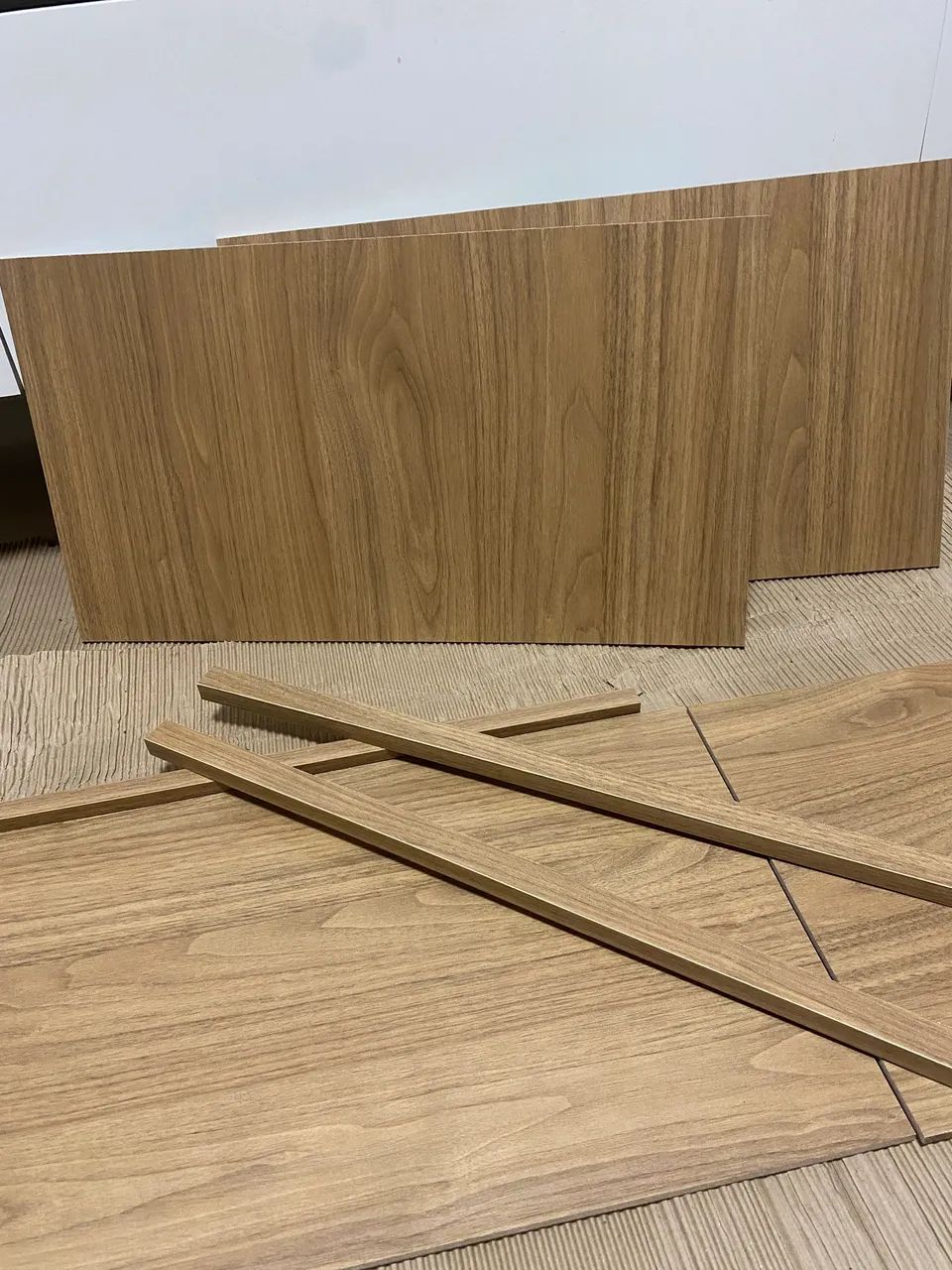 Cabeceira de cama solteiro/casal mdf com fitas adesivas - Foto 2