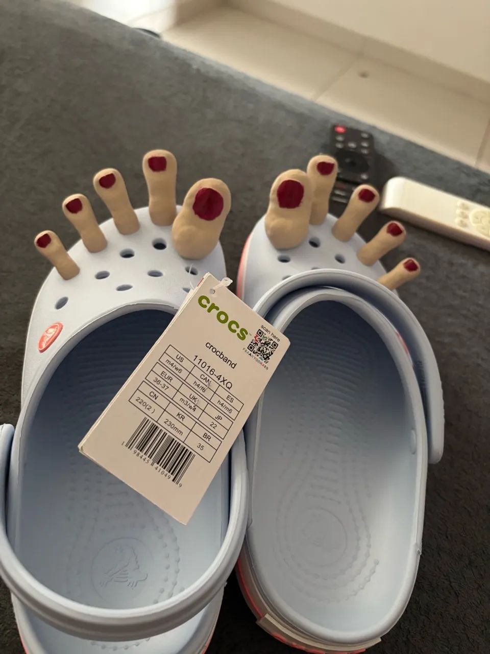 Botons dedos para crocs
