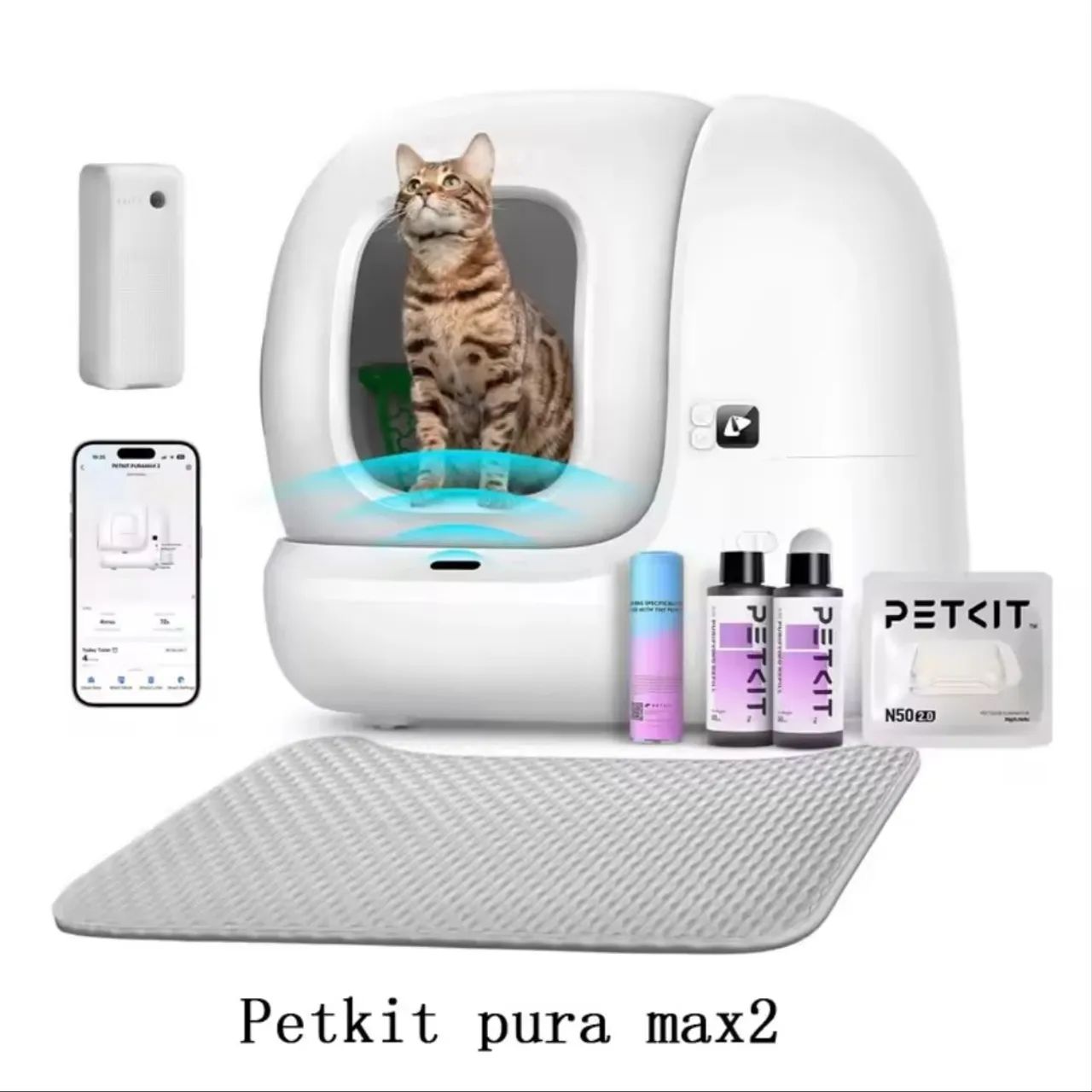 Banheiro caixa automático pet gato 