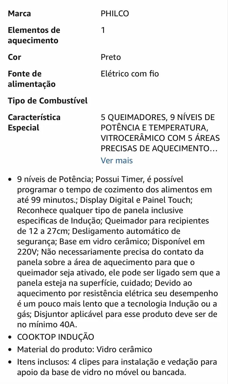 Cooktop de indução  - Foto 4