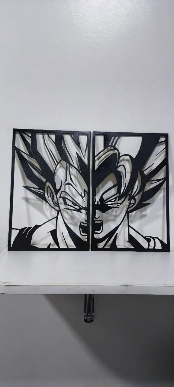 Quadro personalizado MDF dragon ball65675261669378122