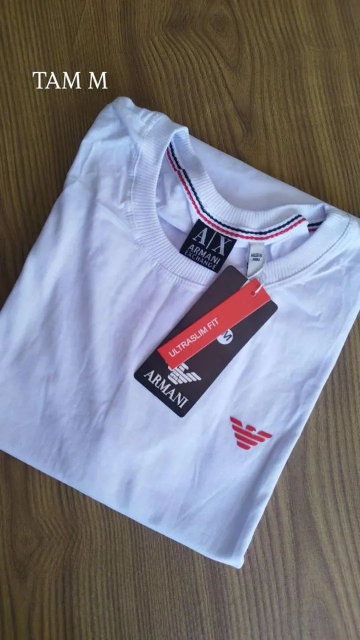 Camisa masculina Algodão 30.1  (M/G/GG)
