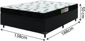 Conjunto Base com Colchão D20 Casal - Foto 3