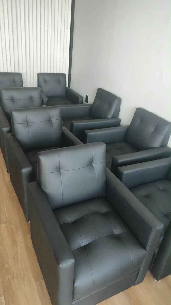Poltronas 0,70cm Top couro. Direto de Fábrica ?  - Foto 5