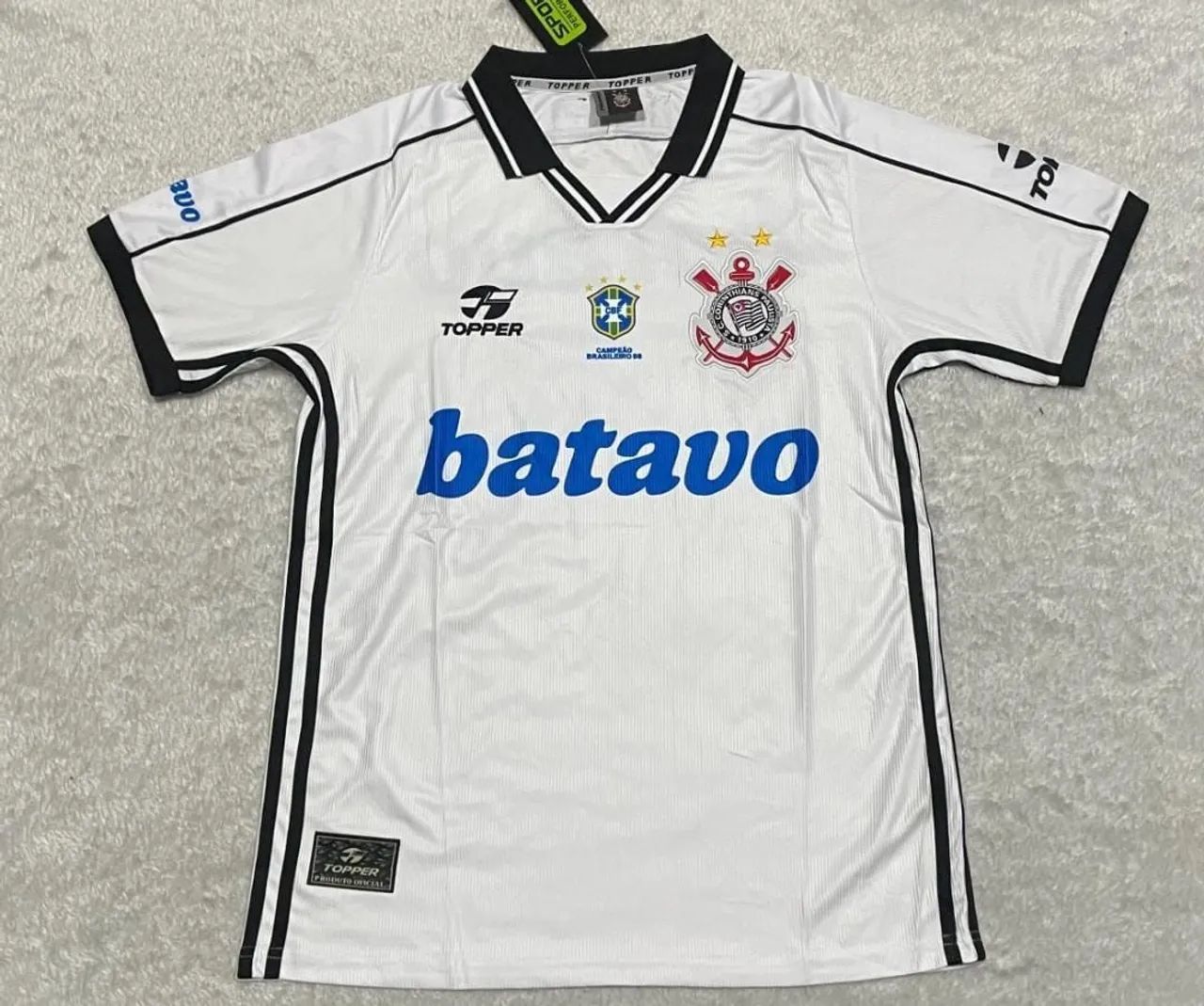 Camisa retrô Corinthians - Foto 5