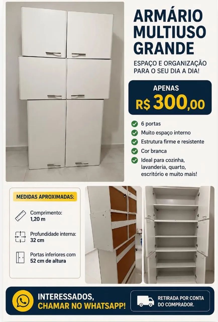 Armário de cozinha de parede 
