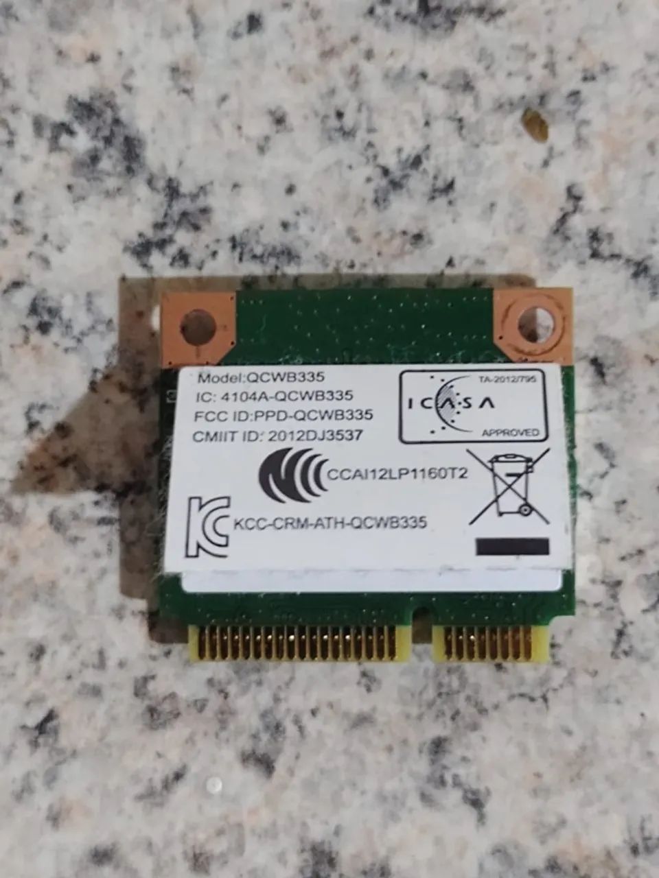 Placa Wifi Wireless Qualcomm Atheros Modelo QCWB335 - Foto 2