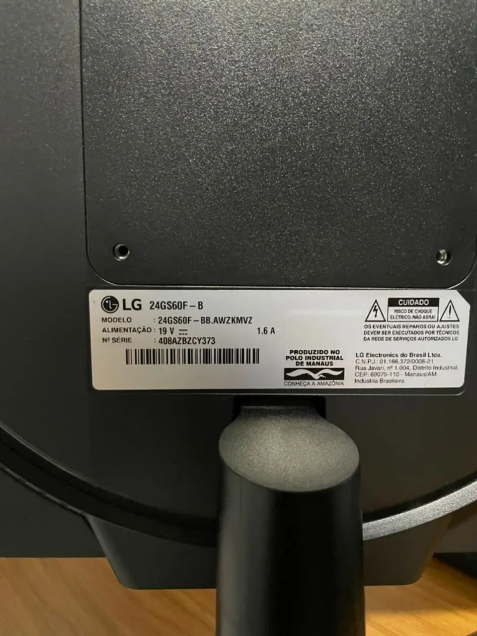 Modelo 24GS60F (PARA RETIRADA DE PEÇAS / TELA COM DEFEITO - Foto 3