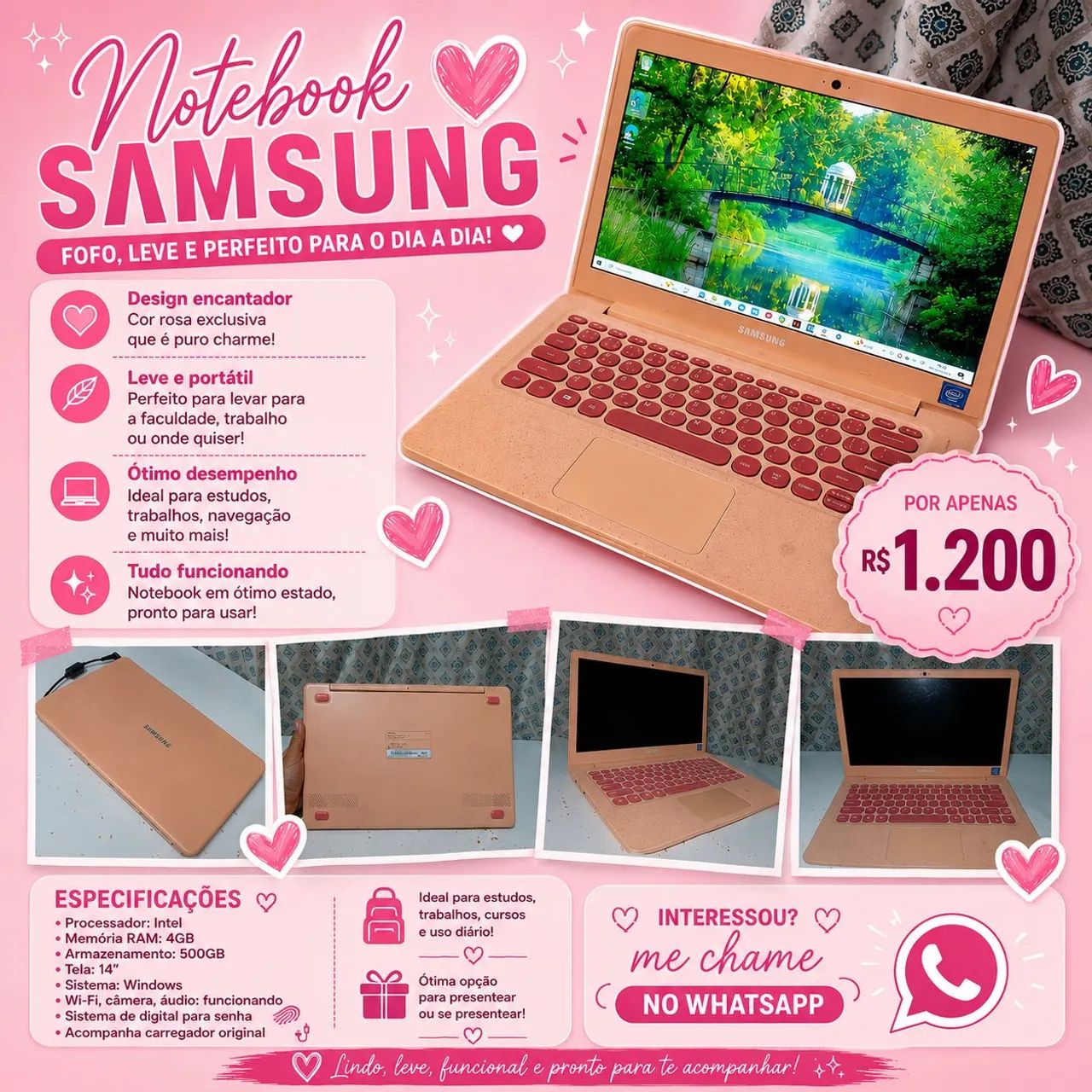 Notebook Samsung Flash F30 cor aquarela