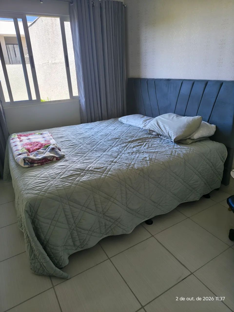 Colchão e box king TOP, em bom estado. - Foto 5