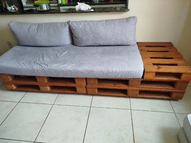 Sofá de Pallet - Estilo Rústico 