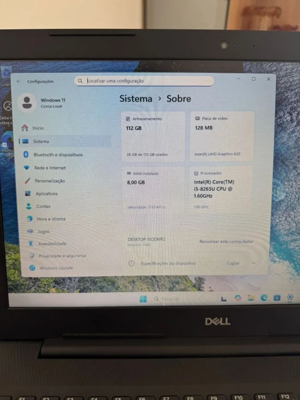 Notebook Dell Inspiron 15 i5-8265 - Foto 3