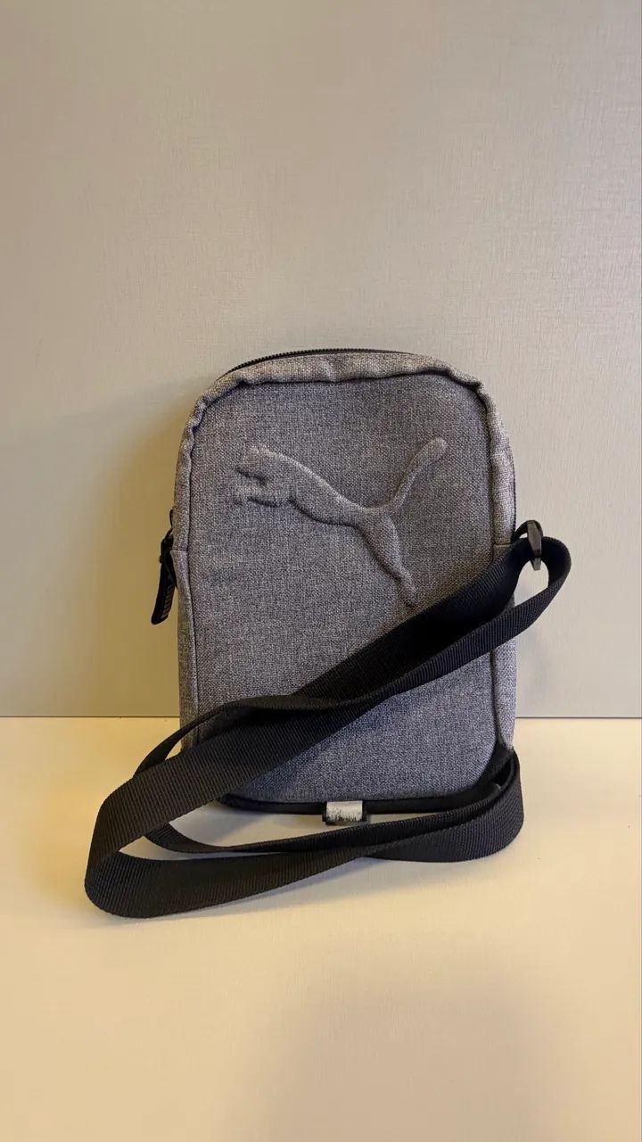 bolsa shoulder bag puma buzz cinza | compacta e original | campinas/sp - Foto 3