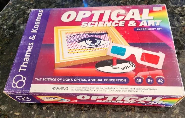 Jogo de experimentos ópticos (Optical Science & Art) - Thames e Kosmos - Foto 2