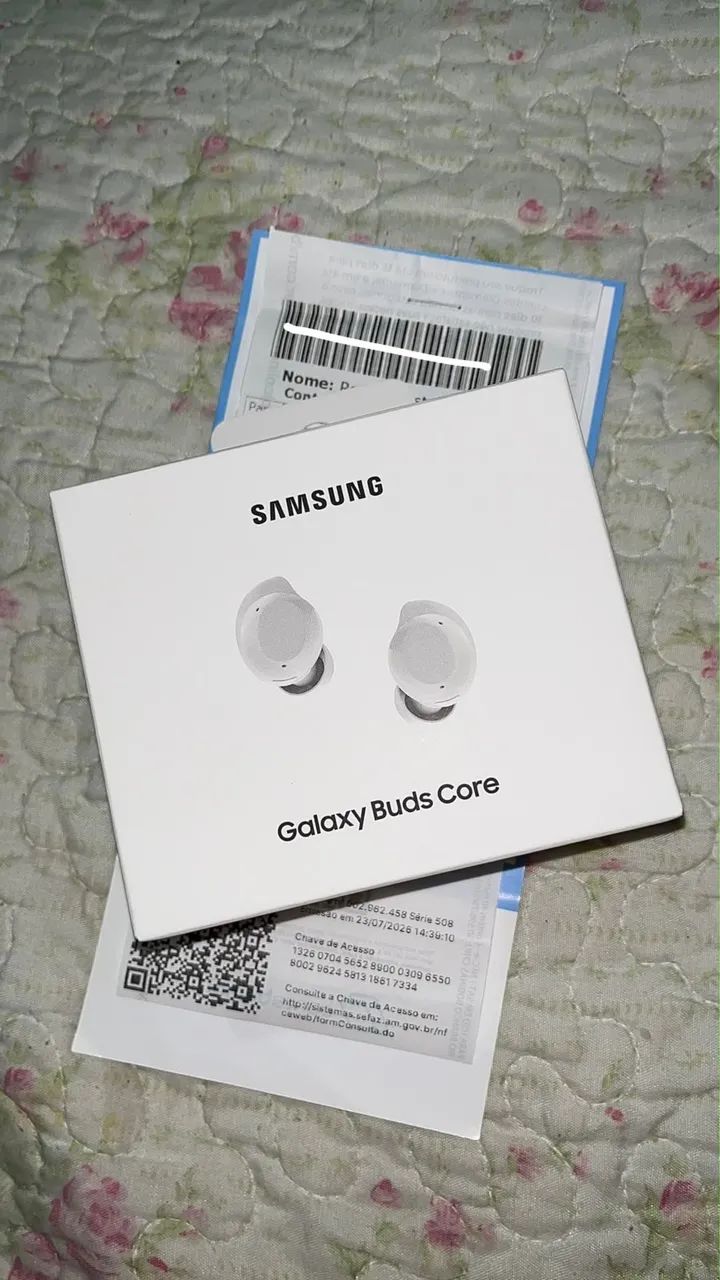 Samsung Galaxy Buds Core Bluetooth Original Branco Novo