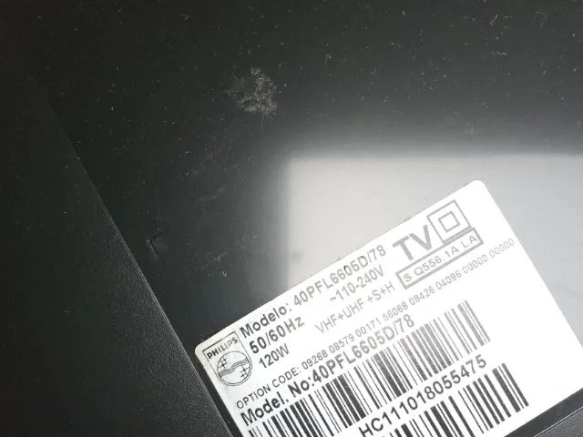 Base de vidro para TV 40 polegadas Philips ( 40PFL6605D/78 ) - usada. - Foto 3