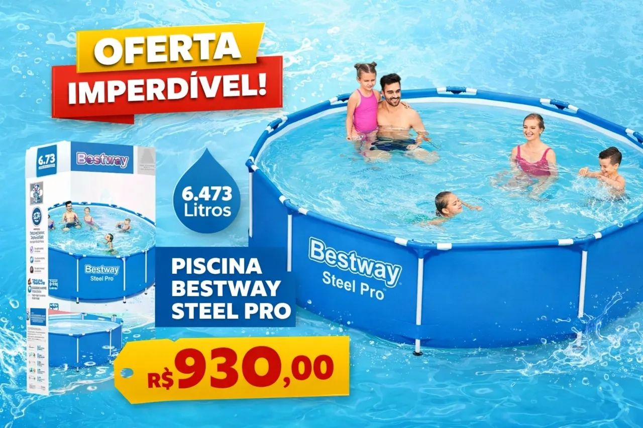 Piscina bestway 6473 litros