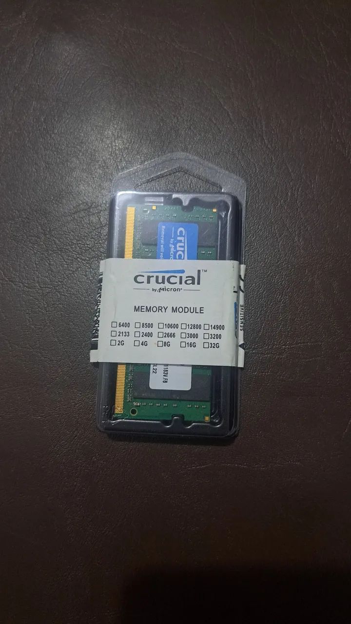 Memória RAM DDR4 - 3200MHZ Notebook